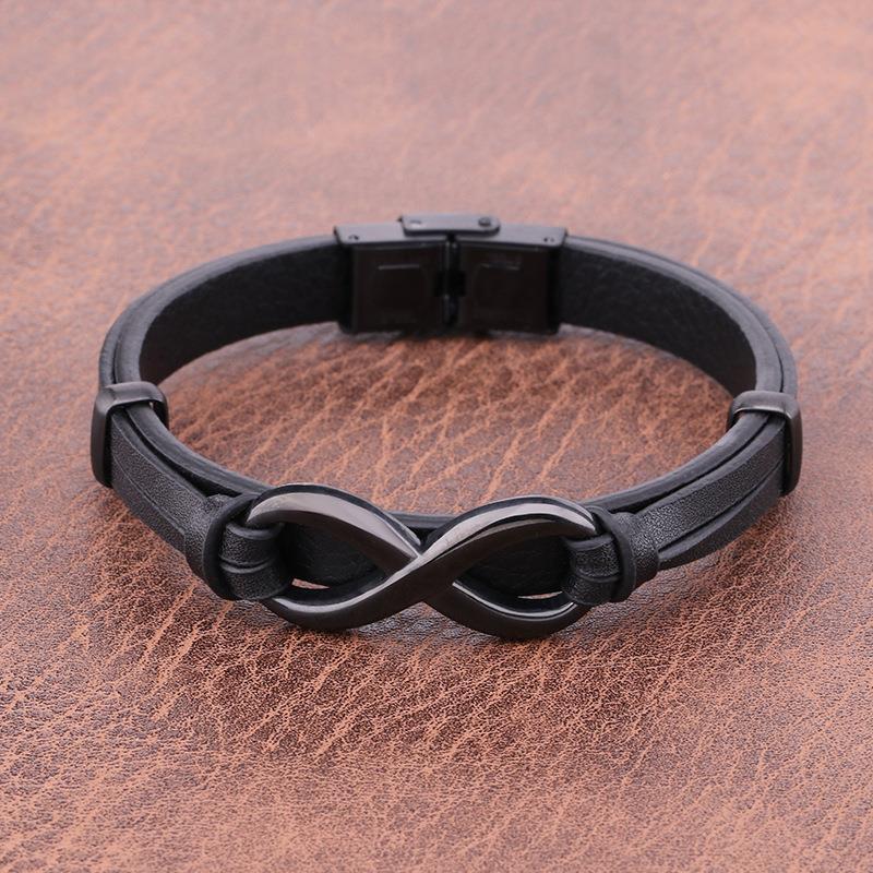 For Grandson - My Love For You Is Forever Infinity Bracelet-37bracelet