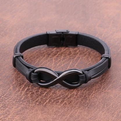 For Son - I Love You until Infinity Runs Out Infinity Bracelet