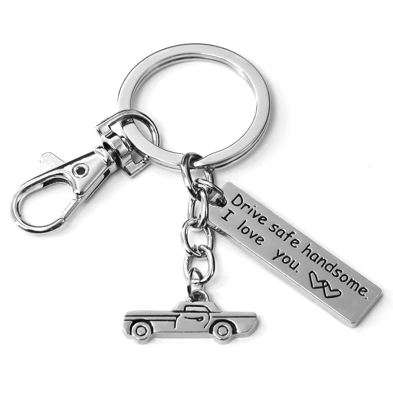 For Husband - Stay Safe On The Roads Keychain-37bracelet