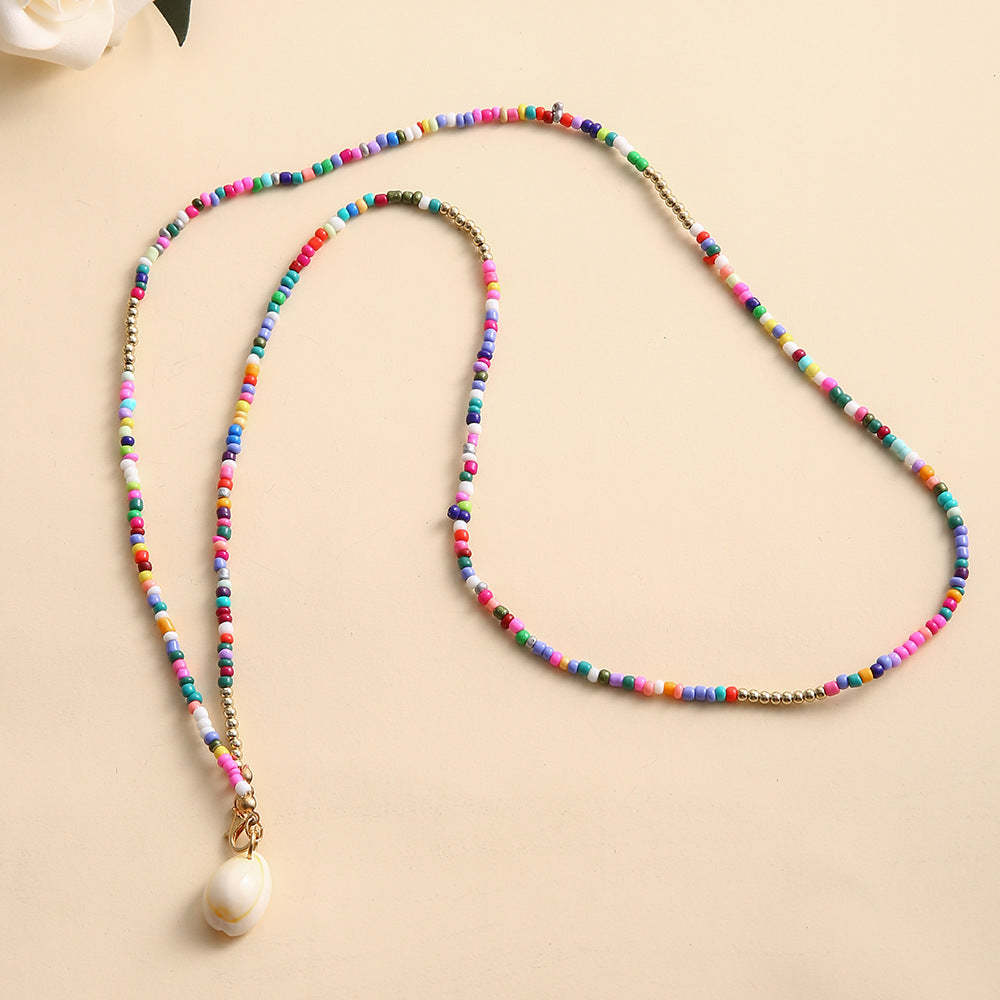Colorful Shell Pendant Neckchain
