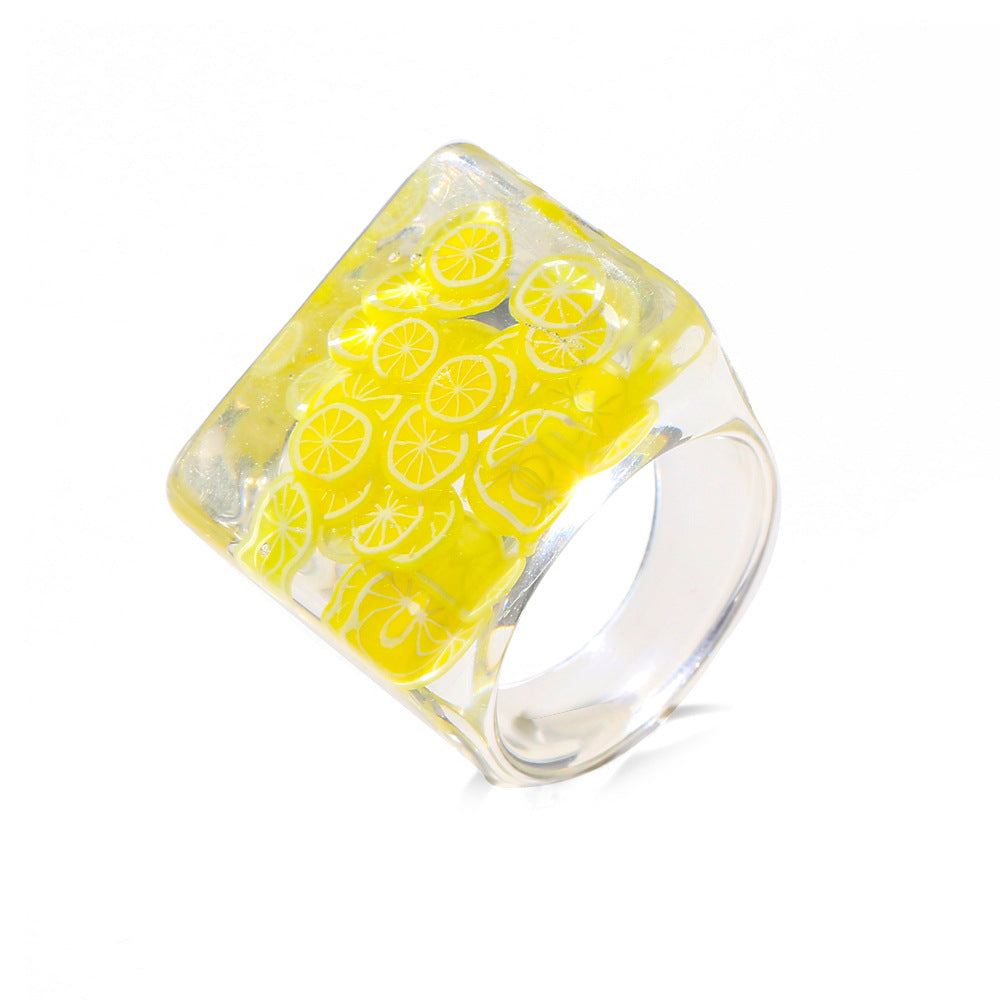 Fruit Block Ring