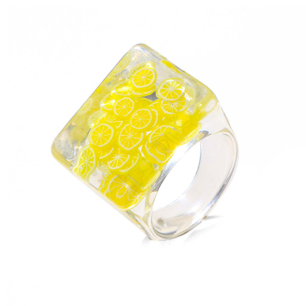 Fruit Block Ring