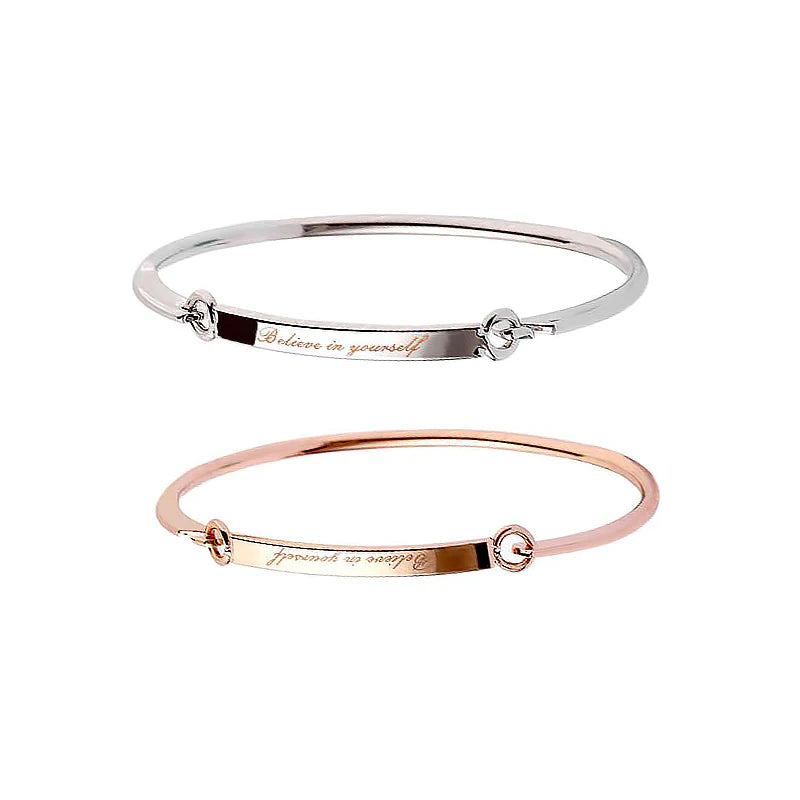Believe In Yourself Buckle Bracelet-37bracelet