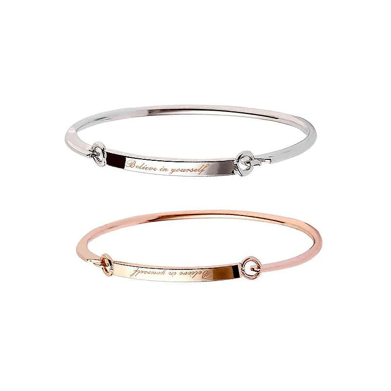 Believe In Yourself Buckle Bracelet-37bracelet