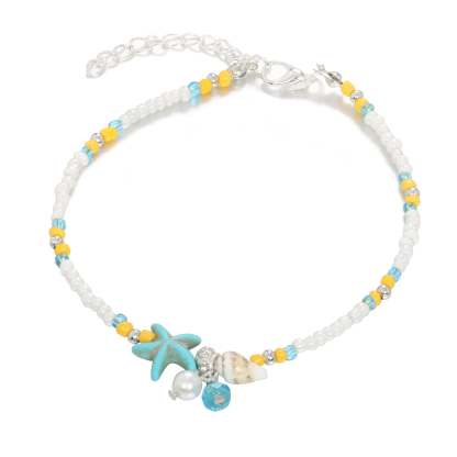 Conch Starfish Feet Chain