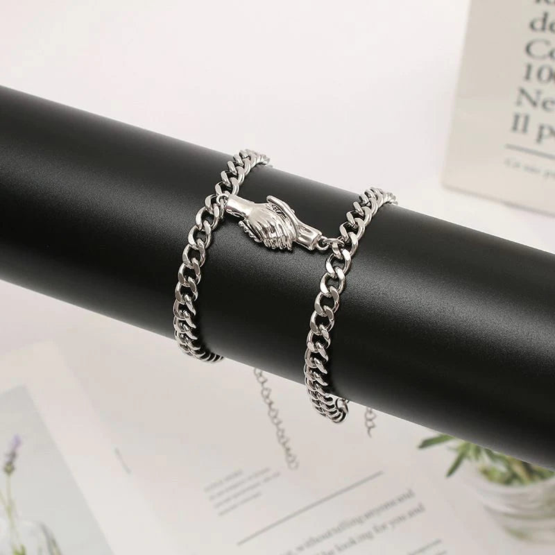 For Love - Hand In Hand Magnetic Couple Bracelets-37bracelet