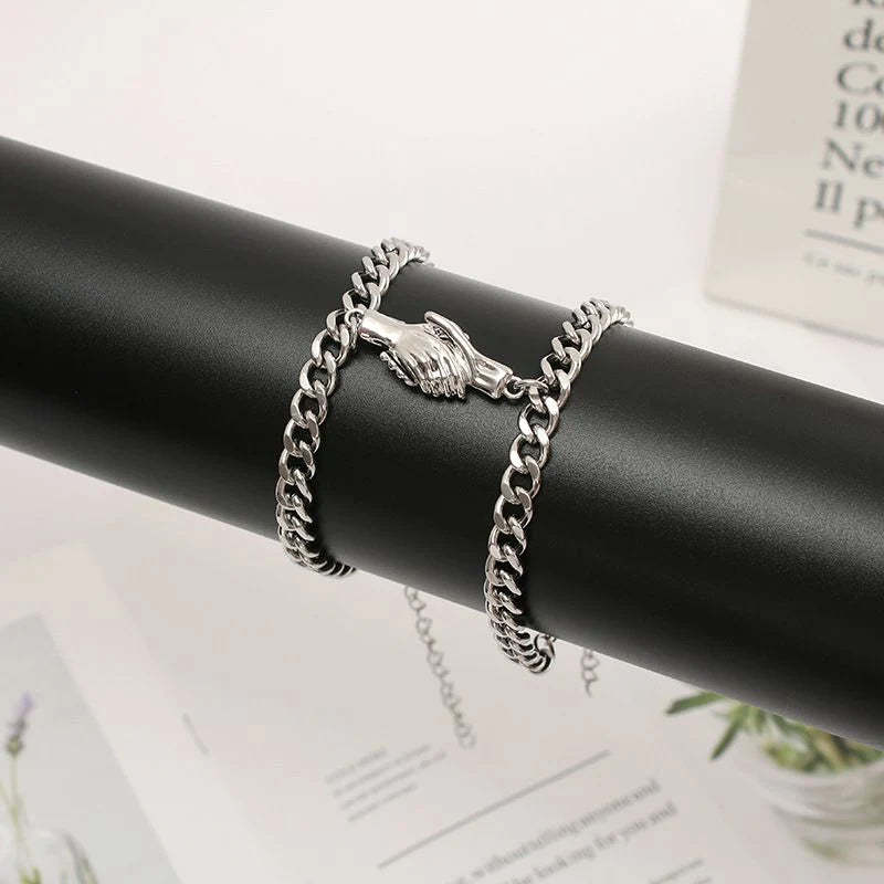 For Love - Hand In Hand Magnetic Couple Bracelets-37bracelet