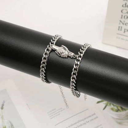 For Love - Hand In Hand Magnetic Couple Bracelets-37bracelet
