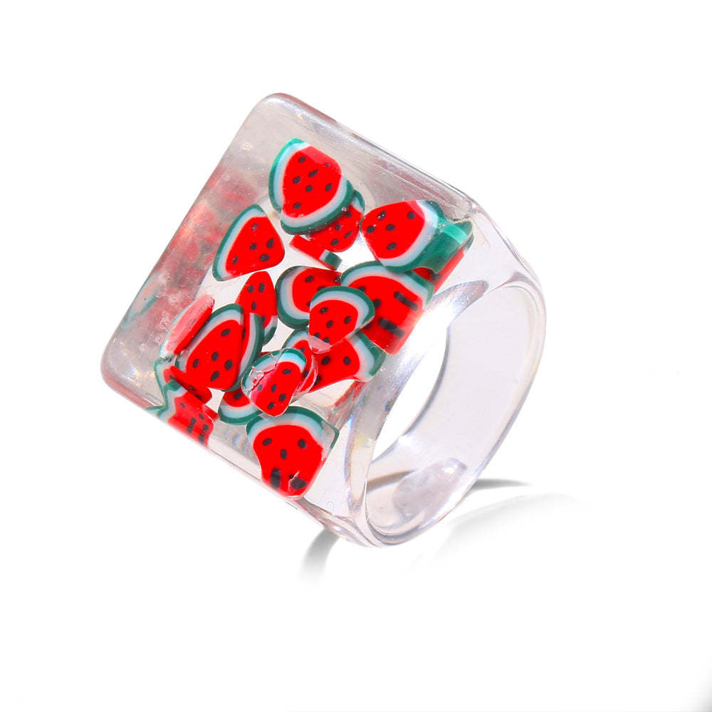 Fruit Block Ring