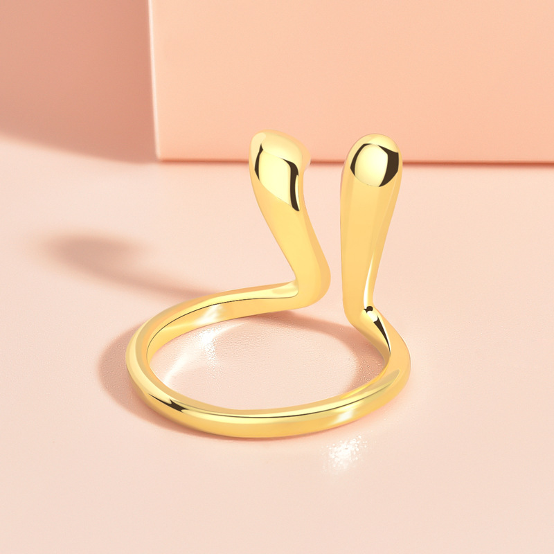 Easter - Bunny Ears Adjustable Ring