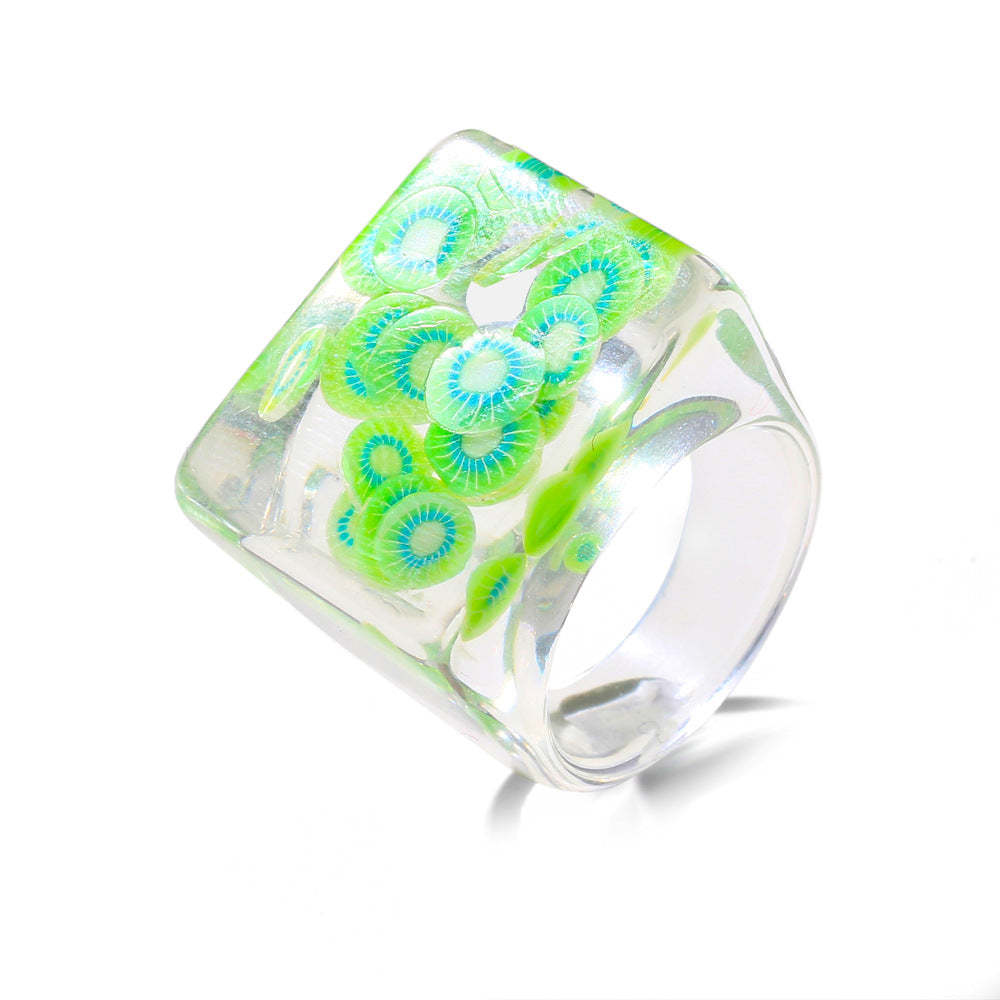 Fruit Block Ring