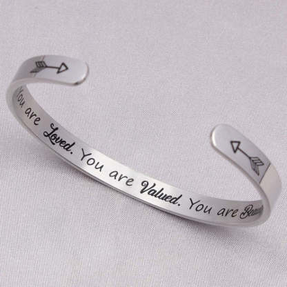 You Are Loved, You Are Valued, You Are Beautiful Bracelet