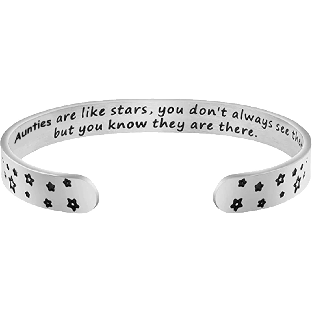 For Aunt - Aunties are like stars Design Bracelets-37bracelet