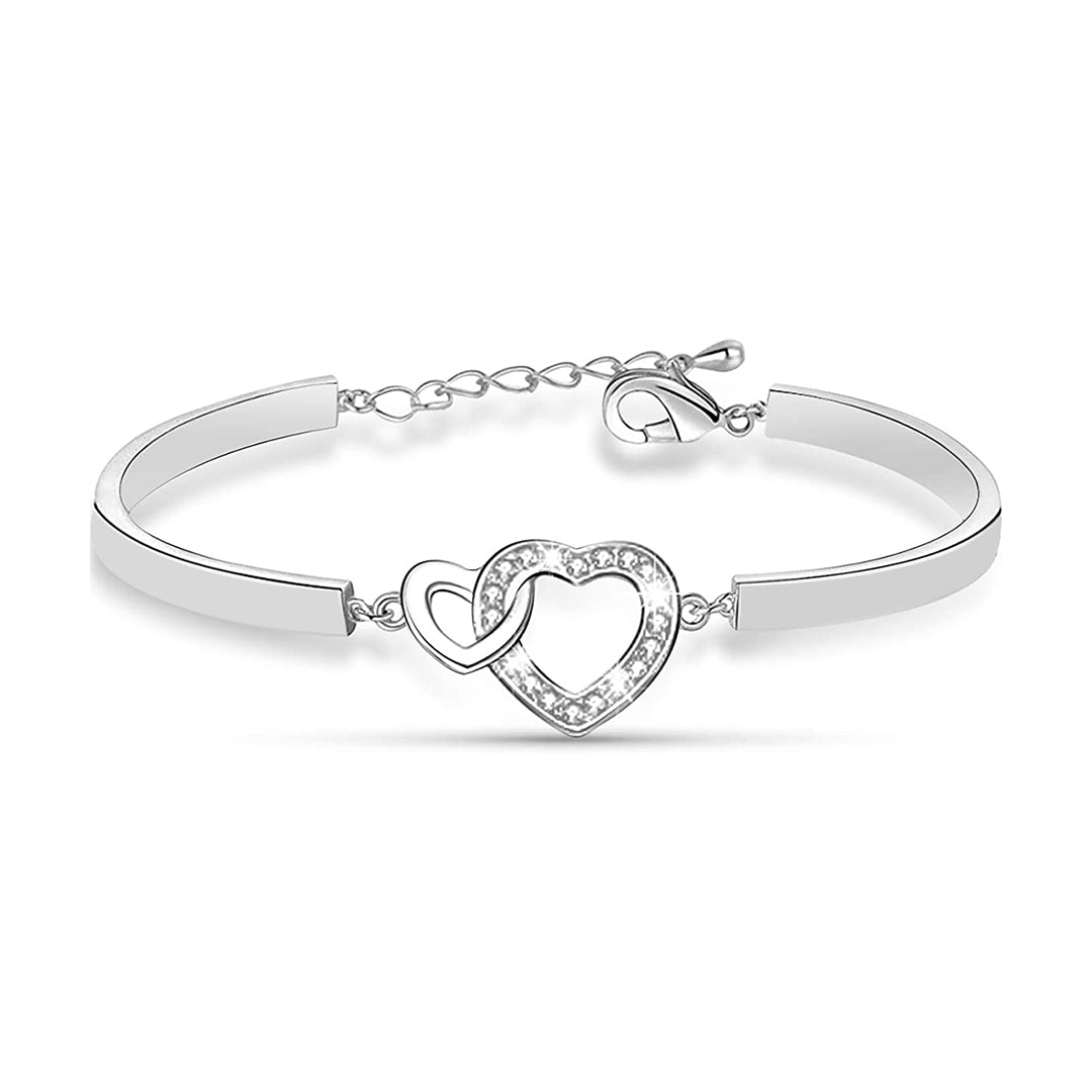 For Love - We Are Connected Heart To Heart Heart To Heart Bracelet-37bracelet