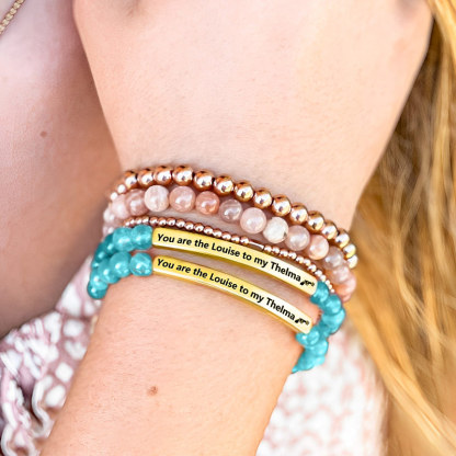 For Friend - Ride Or Die Bead Lettering Bracelet