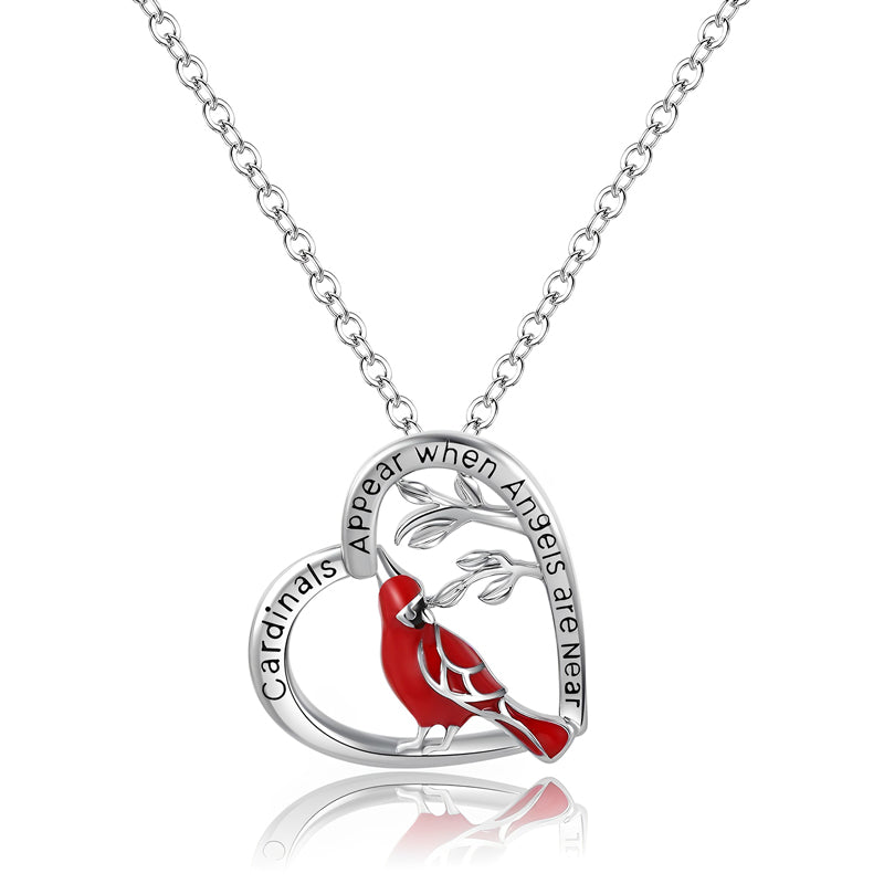 For Memorial - I Am Always With You Cardinals Memorial Necklace