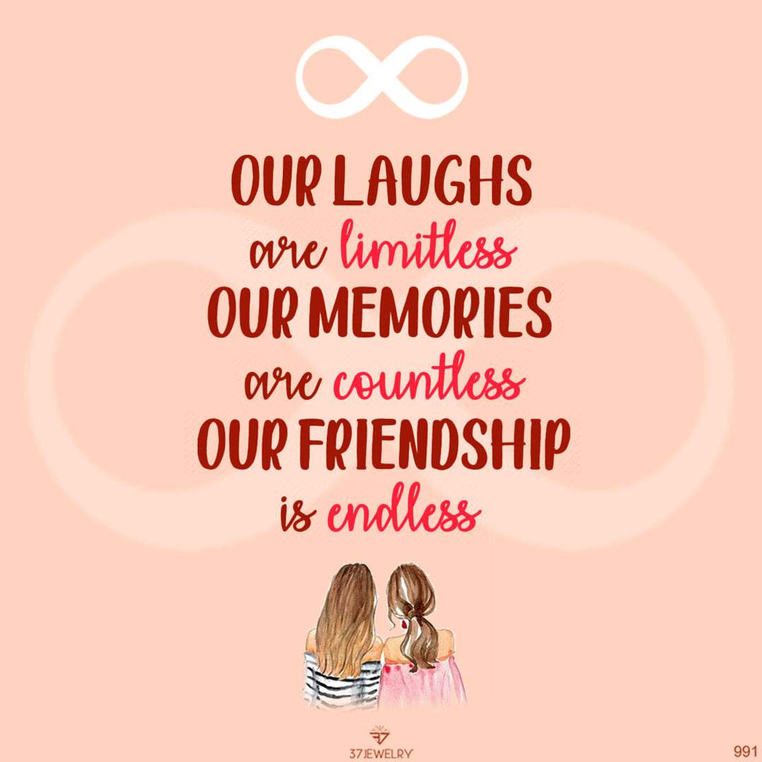 For Friend - Our friendship Is Endless Infinity Bracelet-37bracelet