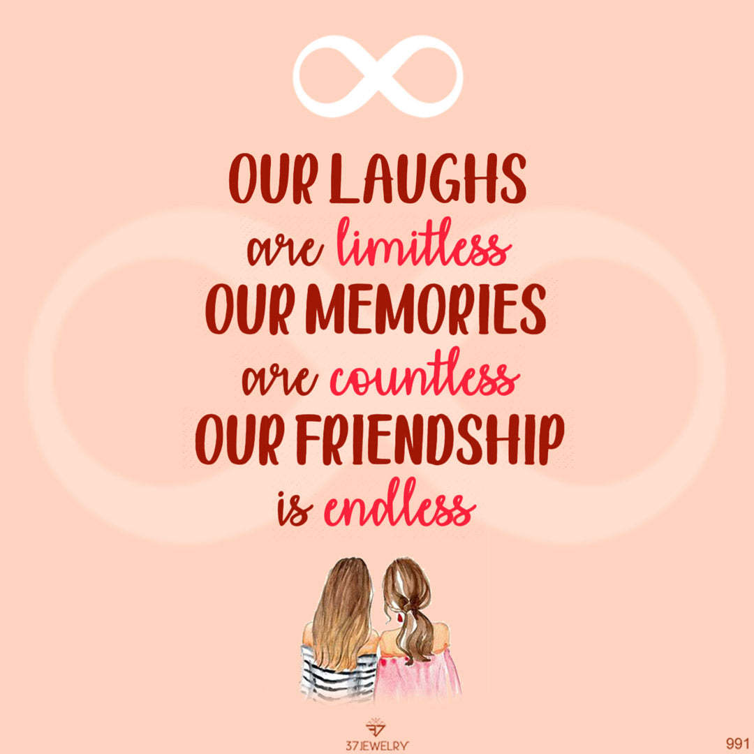 For Friend - Our friendship Is Endless Infinity Bracelet-37bracelet