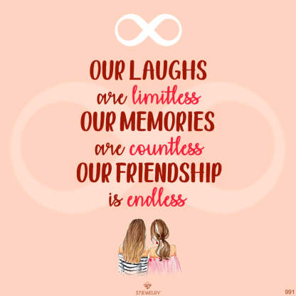 For Friend - Our friendship Is Endless Infinity Bracelet-37bracelet
