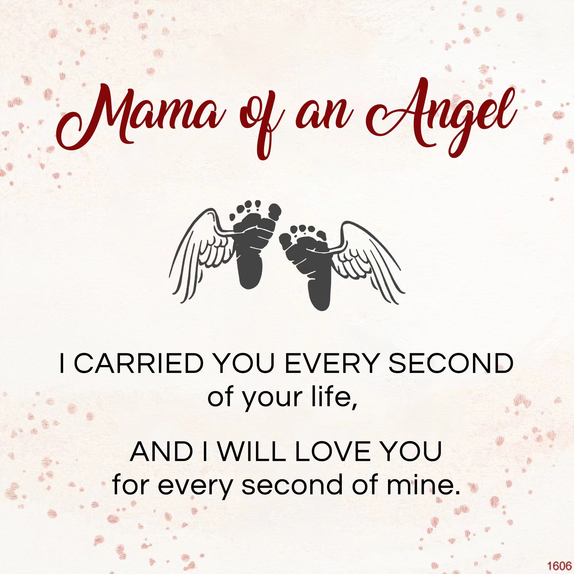 For Memorial - Mama Of An Angel Wing  Bracelet