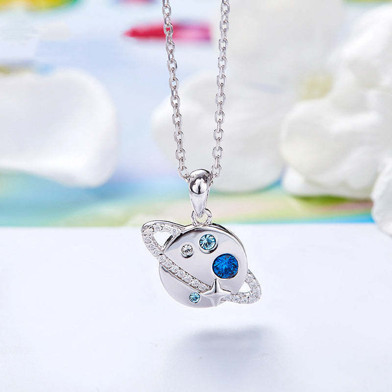 For Daughter - S925 You are The Most Special Star in The Universe Round Planet Necklace