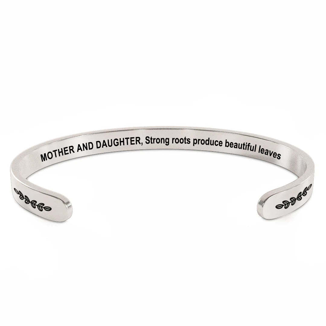 For Mom - Strong Roots Produce Beautiful Leaves Bracelet