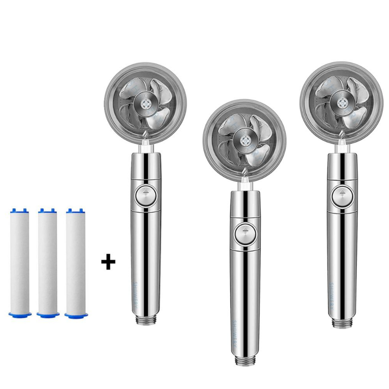 Propeller Driven Shower Head