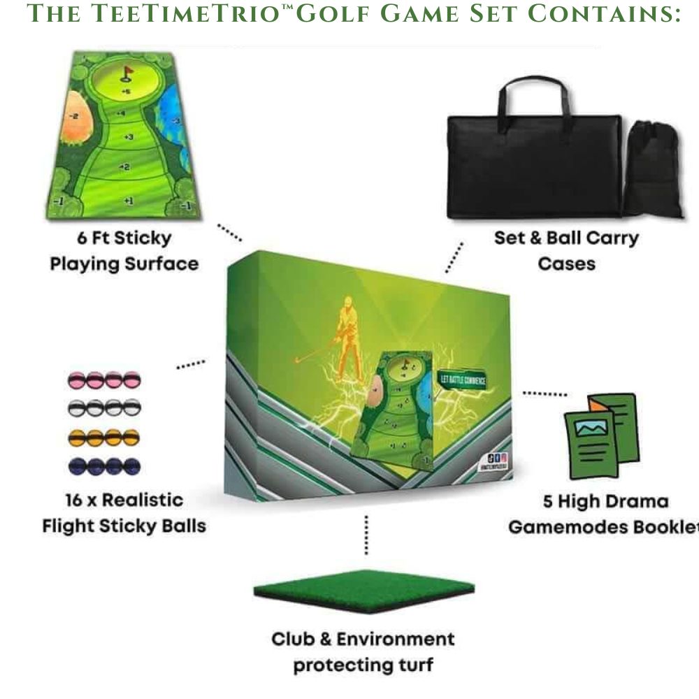 TeeTimeTrio™-Golf Game Set