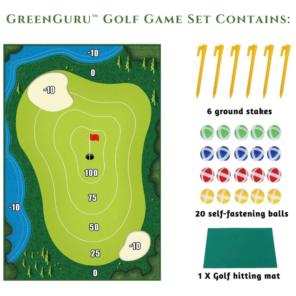 TeeTimeTrio™ Golf Game Set