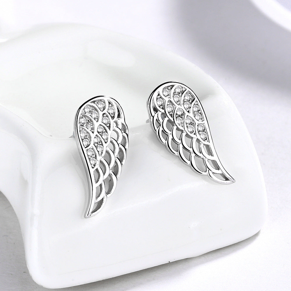 S925 Angel's Wing Earrings
