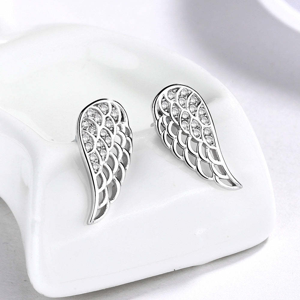 S925 Angel's Wing Earrings