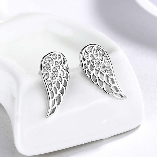 S925 Angel's Wing Earrings