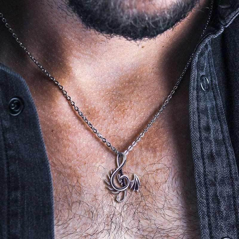 Be Confident Like a Dragon Dragon Necklace