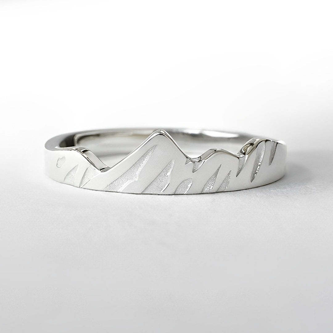 S925 Even Though Life May be Hard Right Now It'll be Beautiful When You Get to The Top Ring