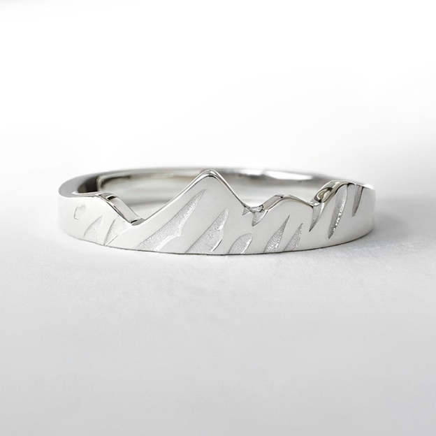 S925 Even Though Life May be Hard Right Now It'll be Beautiful When You Get to The Top Ring