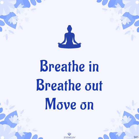 Breathe In Breathe Out Move On Life Tree Chakra Necklace