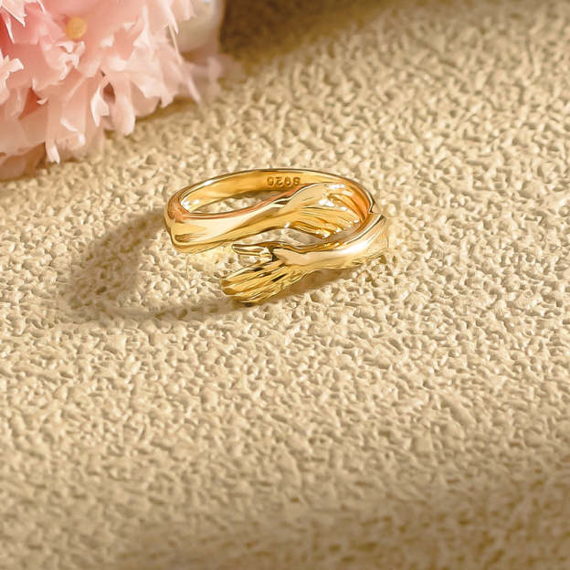 FOR MEMORIAL - I'M SENDING YOU MY LOVE HUG RING