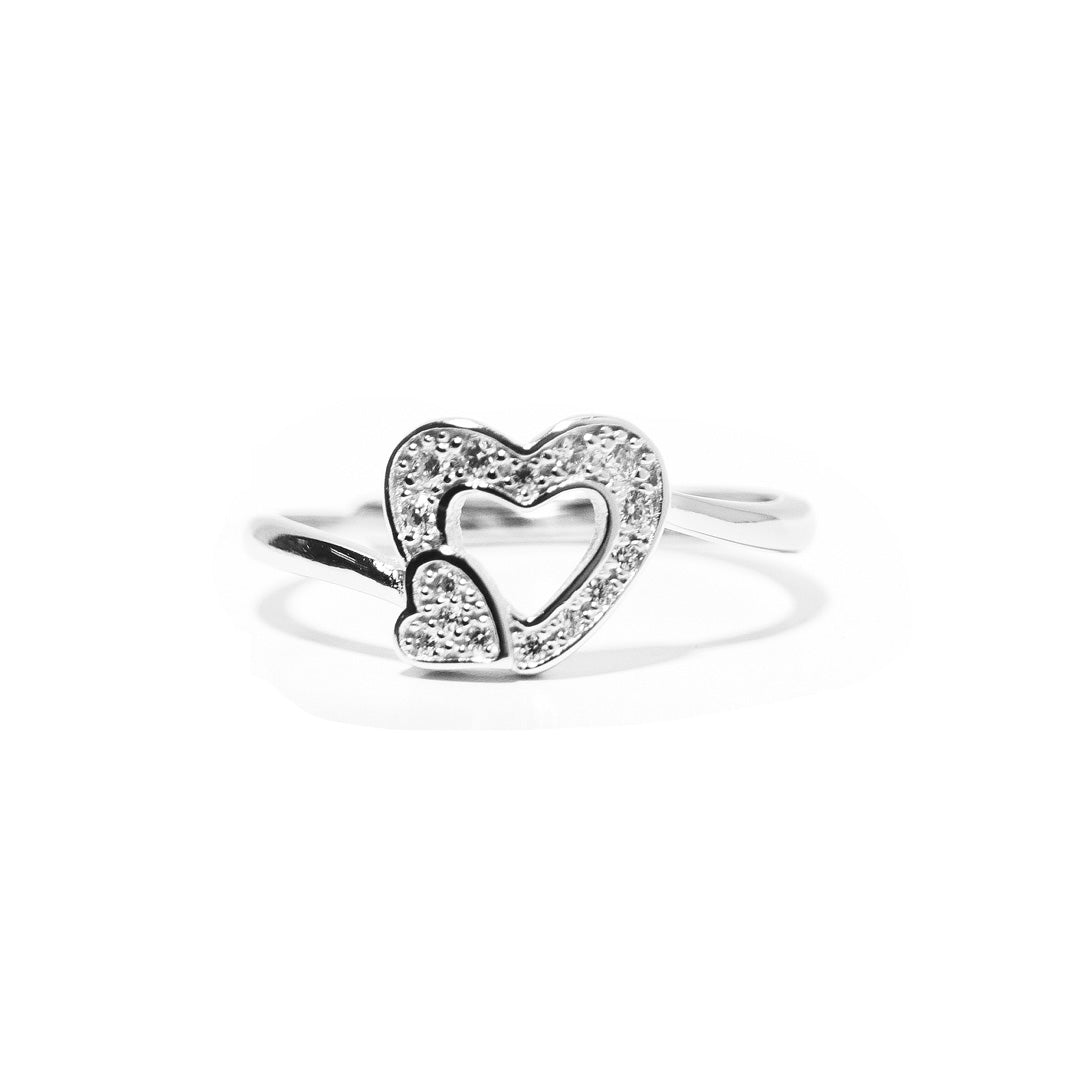 Connected Heart Ring – 37Jewelry