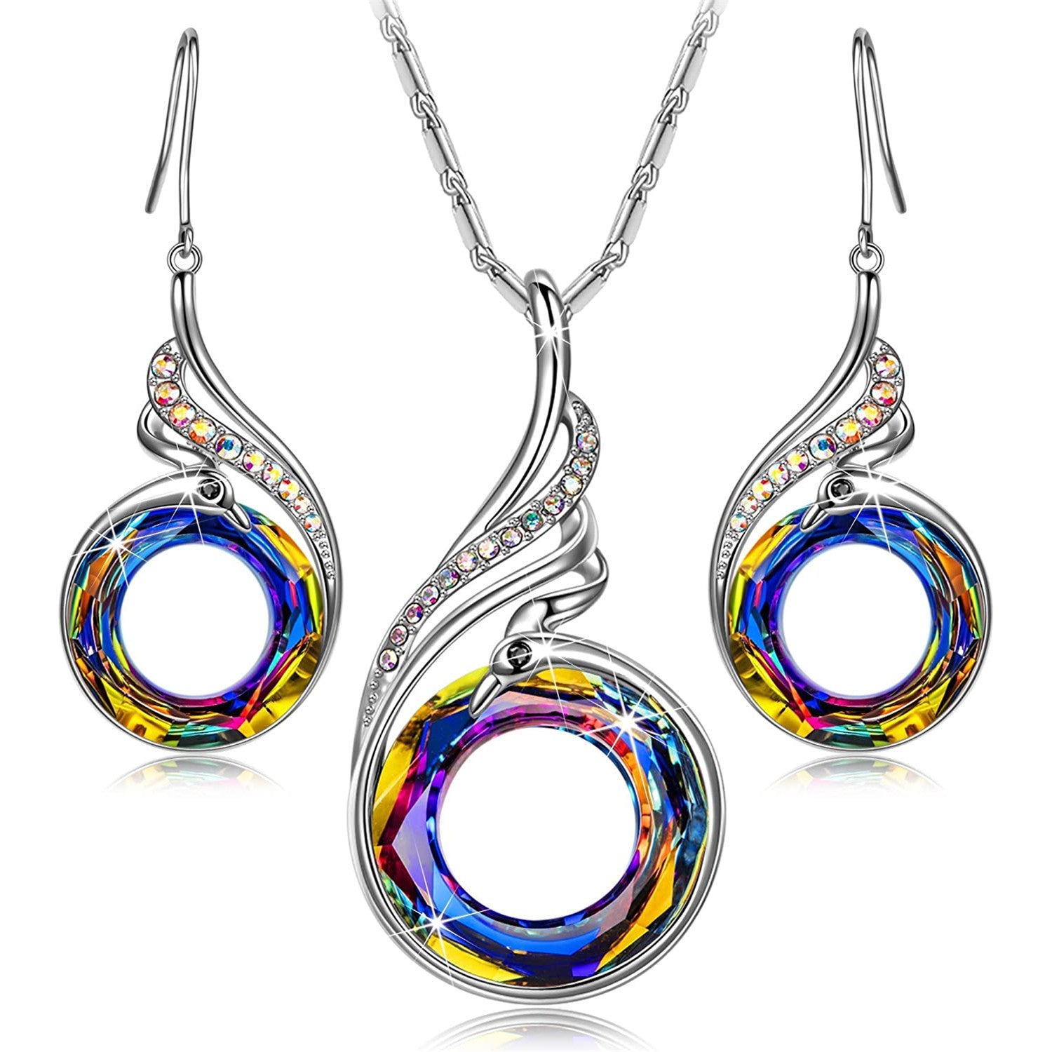 For Self - I Survived Because The Fire Inside Me Burns Brighter Than The Fire Around Me Crystal Necklace