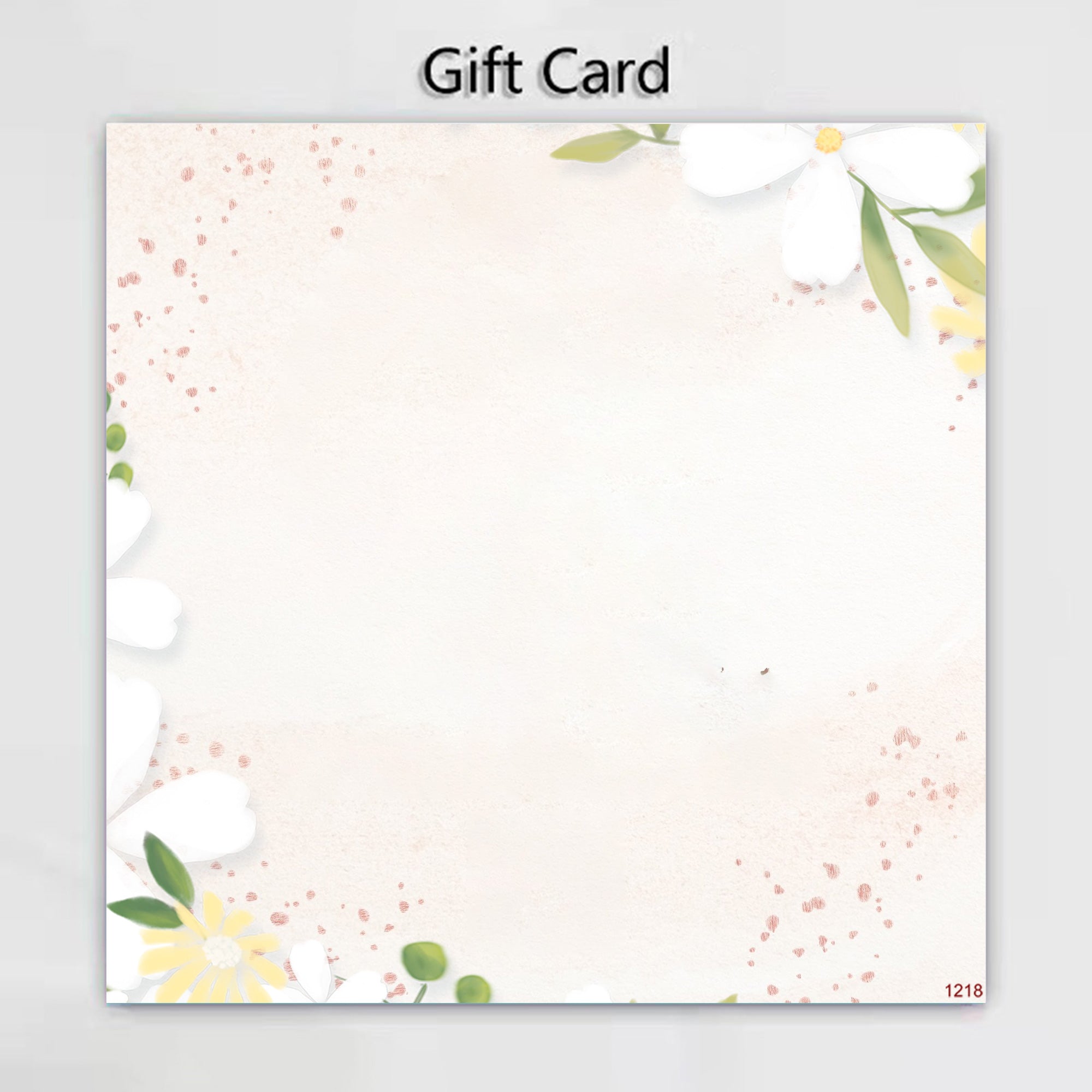 Peach Blossom Knot Bracelet with Blank Card