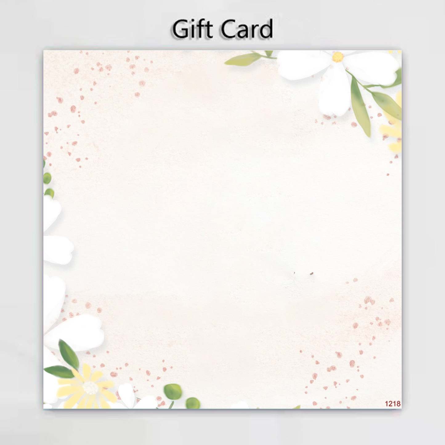 Peach Blossom Knot Bracelet with Blank Card