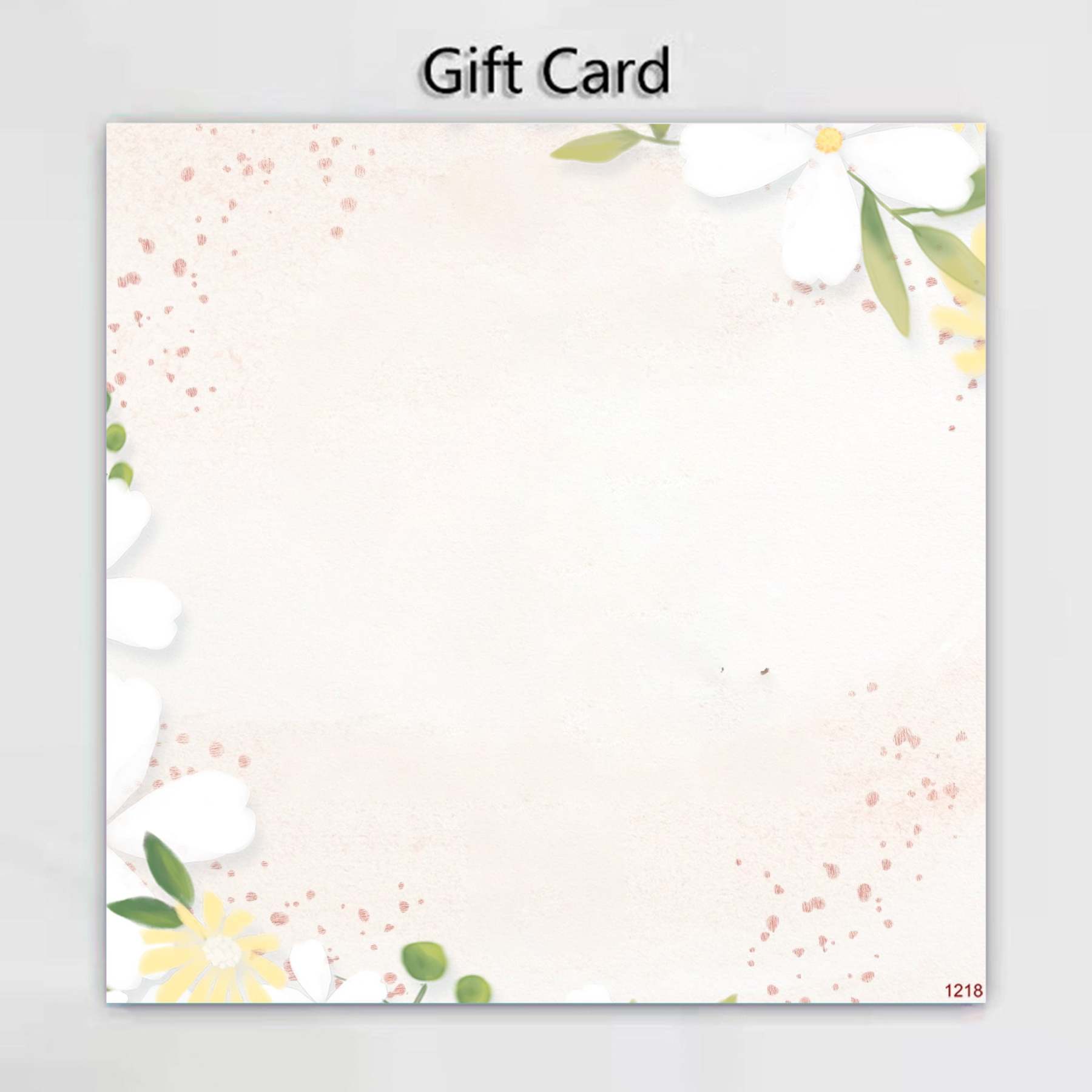 Peach Blossom Knot Bracelet with Blank Card