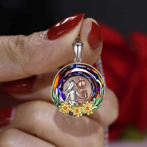For Sister - S925 You will Always Have Me Crystal Necklace