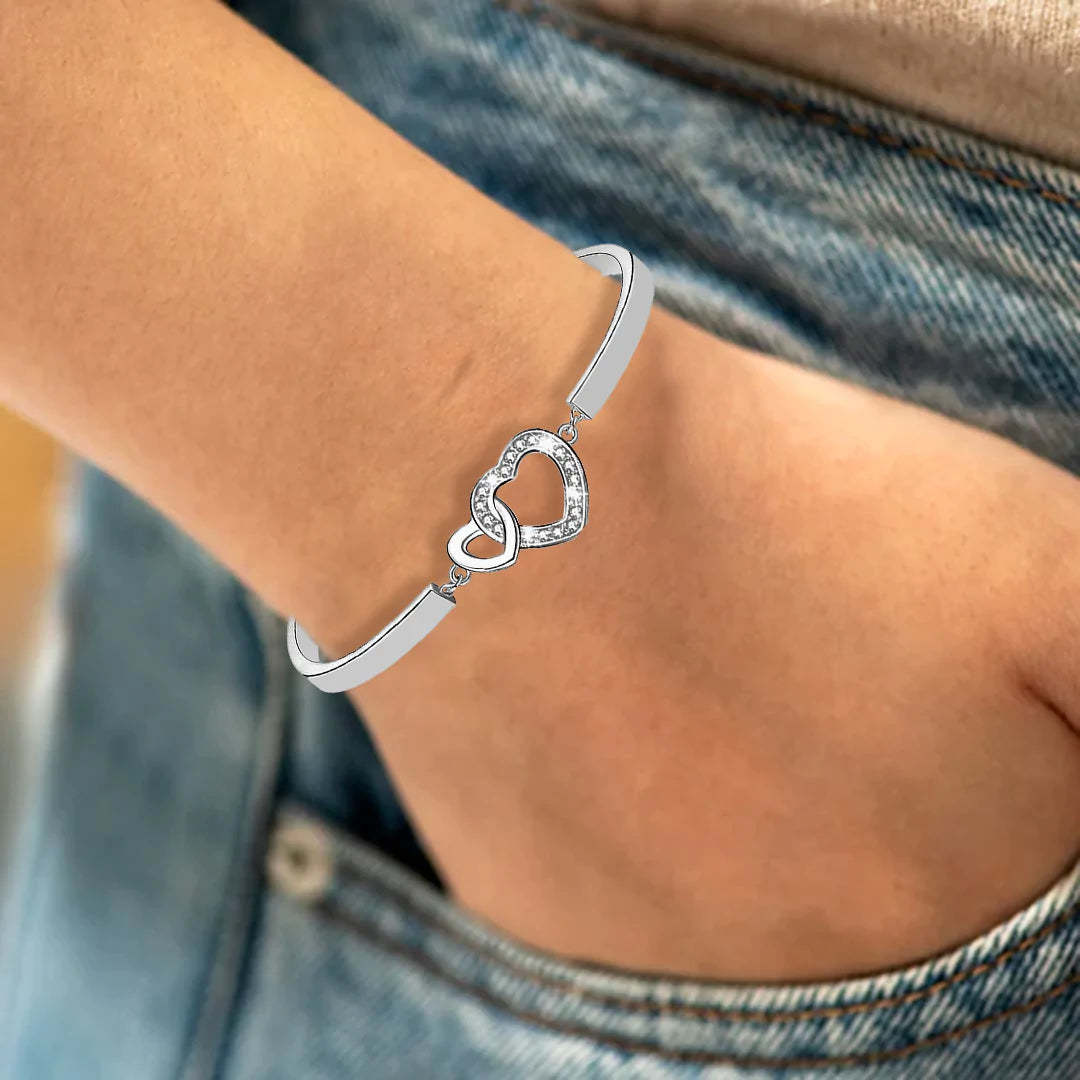 For Daughter-in-law - You are more than just a daughter-in-law Heart to Heart Bracelet