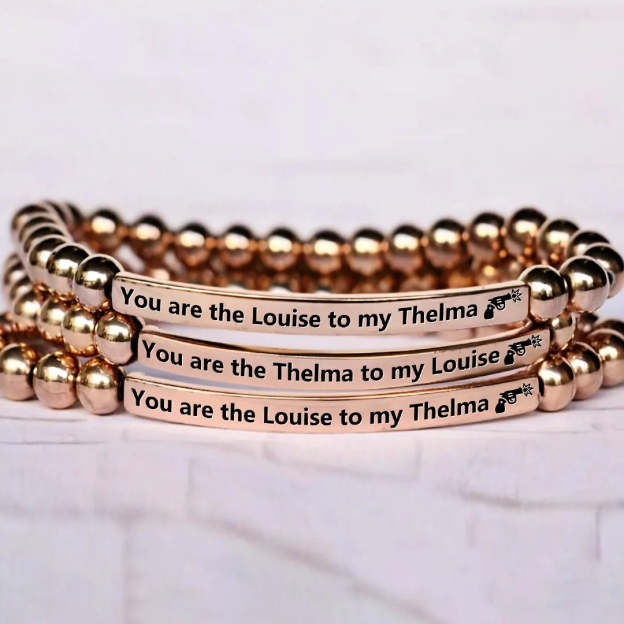 FOR FRIEND - RIDE OR DIE BEAD LETTERING BRACELET