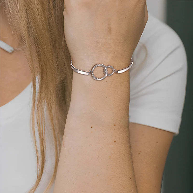 For Daughter-in-law - You Are Also My Daughter-in-heart Circle Bracelet