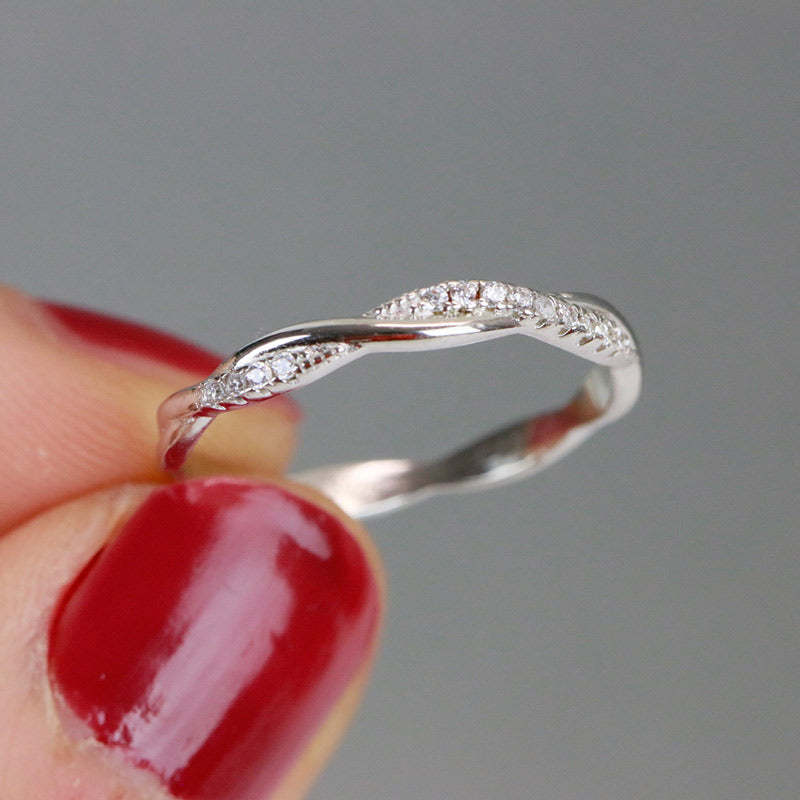 For Love - S925 I Love You Until Infinity Runs Out Twists And Turns Ring