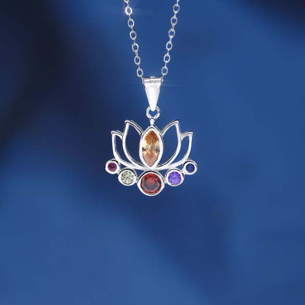 S925 2022 Free to Begin Again Lotus Necklace