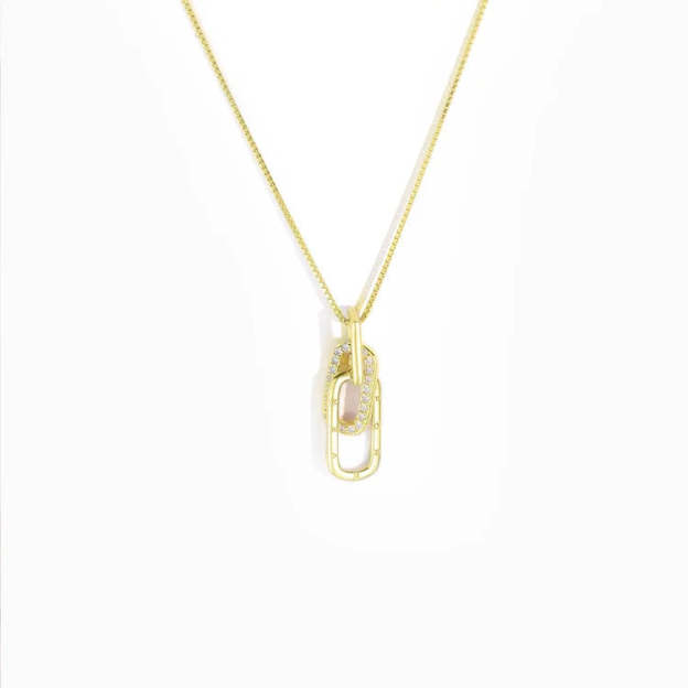 For Daughter - S925 Mother & Daughter Forever Linked Forever Loved Circle Necklace