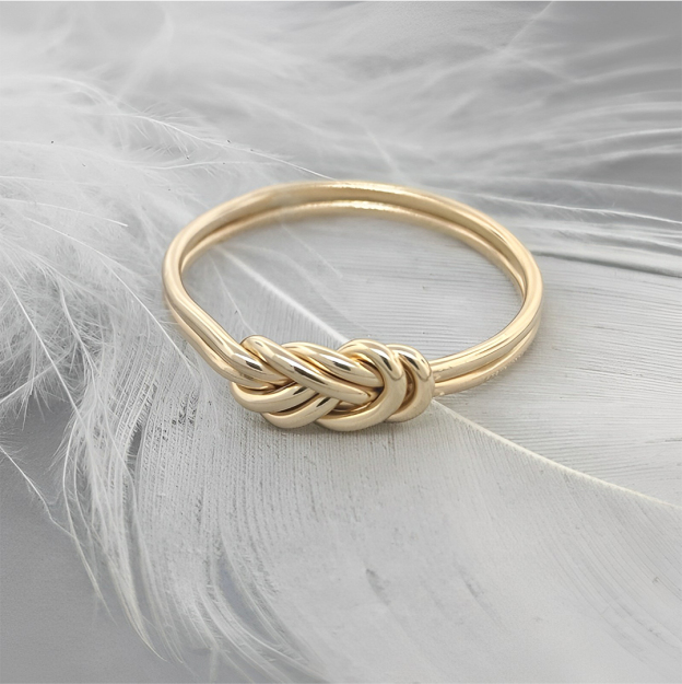 S925 You'll Reach The Peak Of Your Dreams Rock Climbing Knot Ring